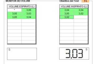 volumi calibrazione mir spirolab III