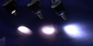 differenza di luminosità tra i tre modelli di otoscopi Heine mini 3000
