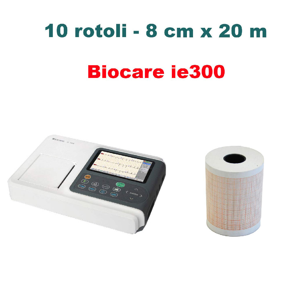 Carta termica ECG - Cardioline ETA 40 - 45mmx30m - Conf. 90 rotoli