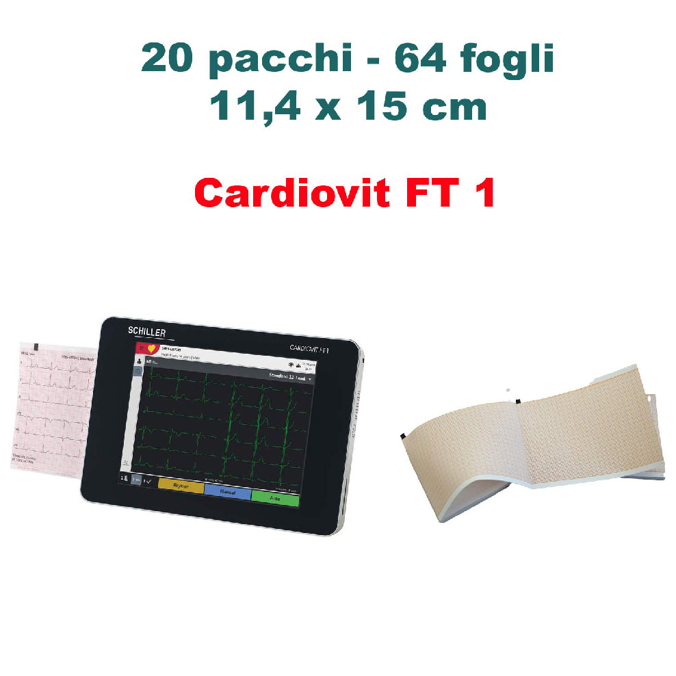 Acquista Carta termica compatibile per ecg BTL, Cardiogima 6M colour e  Progetti, Innomed - 112 mm x 23 m, Doctor Shop