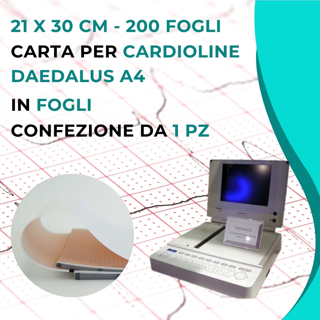 Carta termica ECG - Cardioline ETA 40 - 45mmx30m - Conf. 90 rotoli