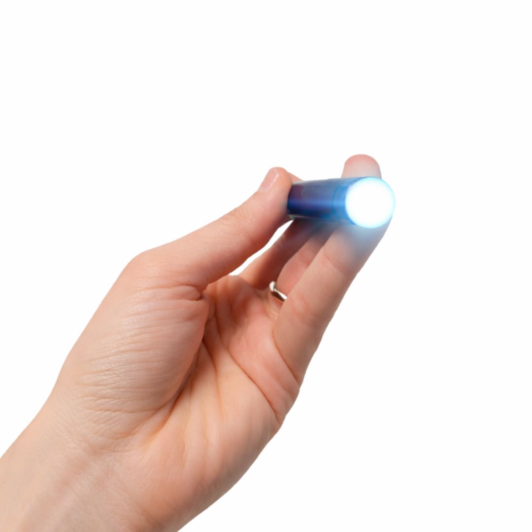 Set Di 2 Torce Penna A LED Per Diagnostica Medica – Viola E Rosa, Con Clip Da Tasca E Righello Da 5 Cm, Per Infermieri E Medici