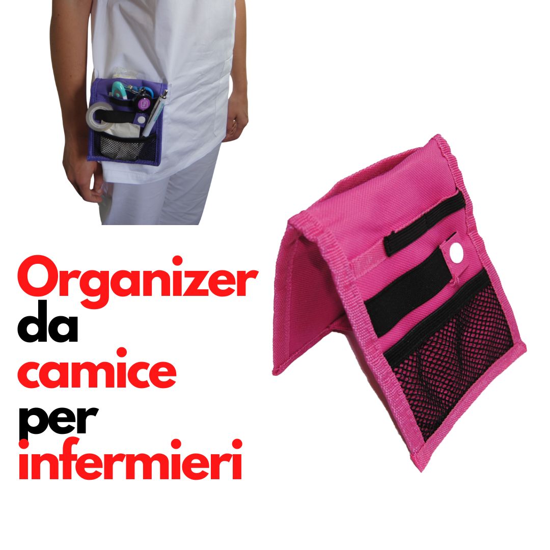 Organizer da camice per medici e infermieri rosa - IPPOCRATESHOP