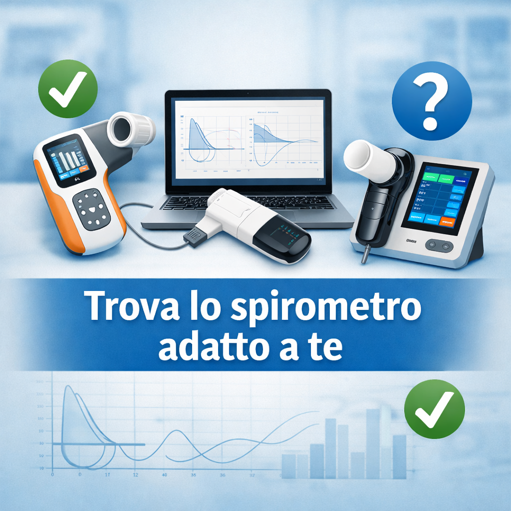 Non sai quale spirometro scegliere? Fai il quiz
